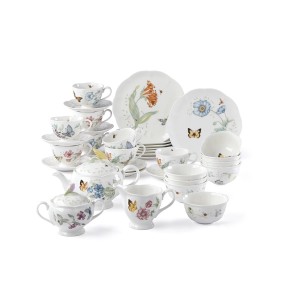 Butterfly Meadow 37 Piece Tea/Dessert set  