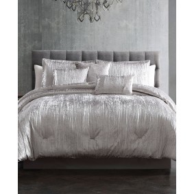 Turin Crinkle 7 Piece Queen Comforter Set