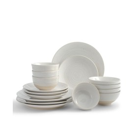 Siterra Round 16 Piece Dinnerware Set  Service for 4