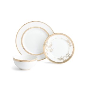 Dinnerware  Lace Gold 12 Piece Set