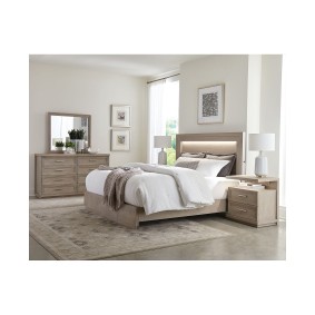 Cascade 3-pc. Bedroom Set (King Bed  Dresser  Nightstand)