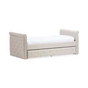 Closeout! Swamson Twin Daybed with Roll-Out Trundle Guest Bed