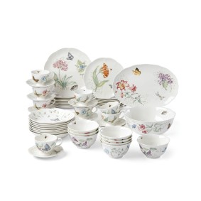 Butterfly Meadow 50 Pc. Dinnerware Set  Service for 8  