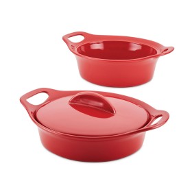 3-Pc. Ceramic Casserole Bakers Set