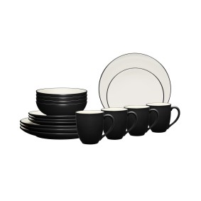 Colorwave Coupe 16-Pc. Dinnerware Set  Service for 4