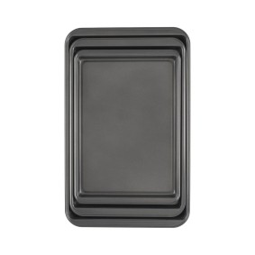 Nonstick Steel Cookie Sheet  3 Piece Set