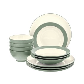 Colorwave Coupe 12-Piece Dinnerware Set  Service for 4  